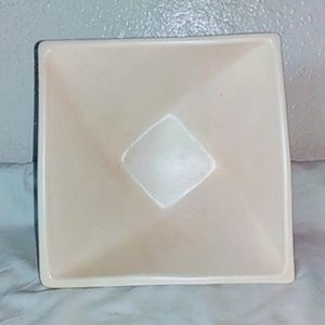 RARE Haeger Matte White Fruit Bowl/Planter Mid Cen